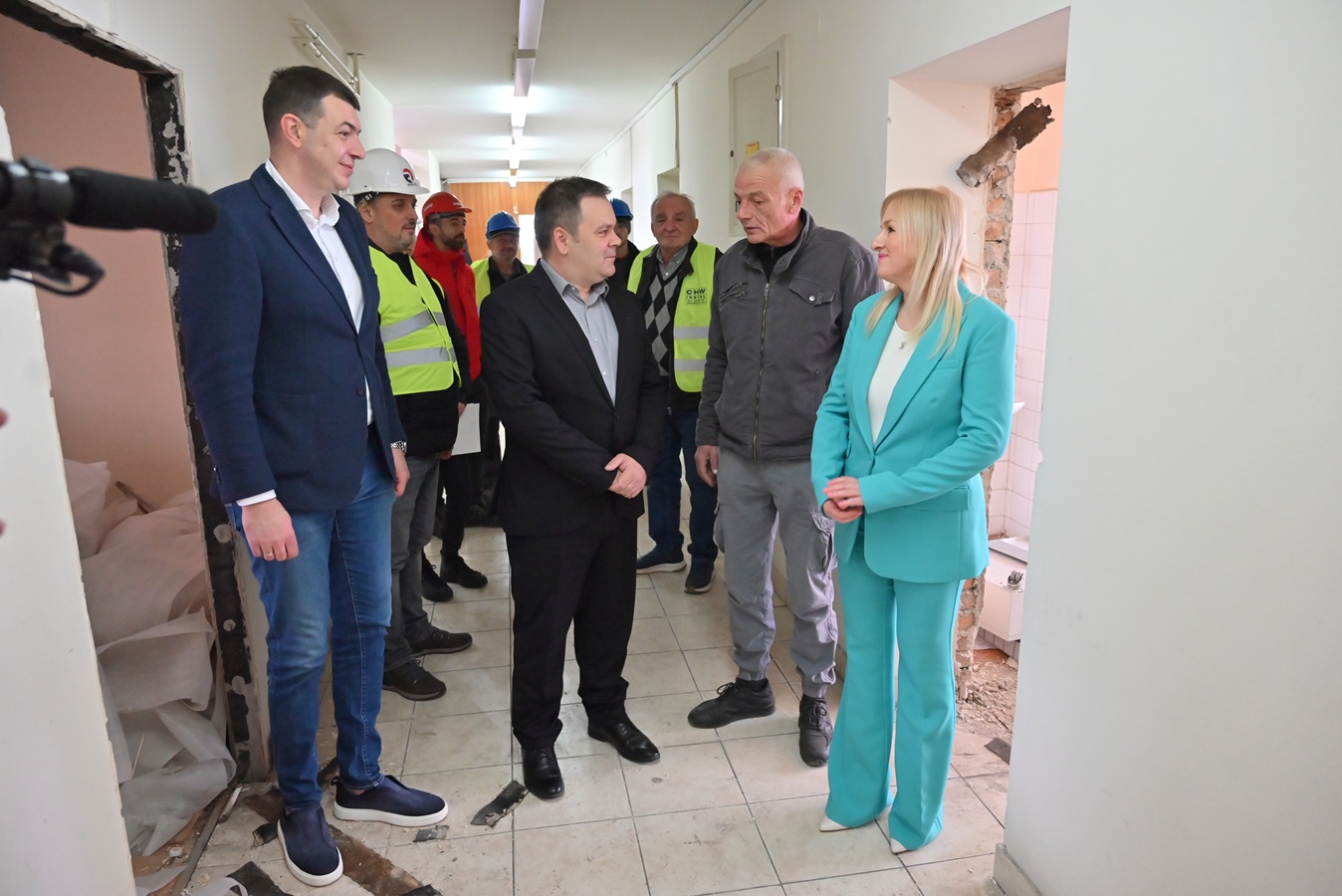 Обилазак радова на реконструкцији Дома здравља „Рума“